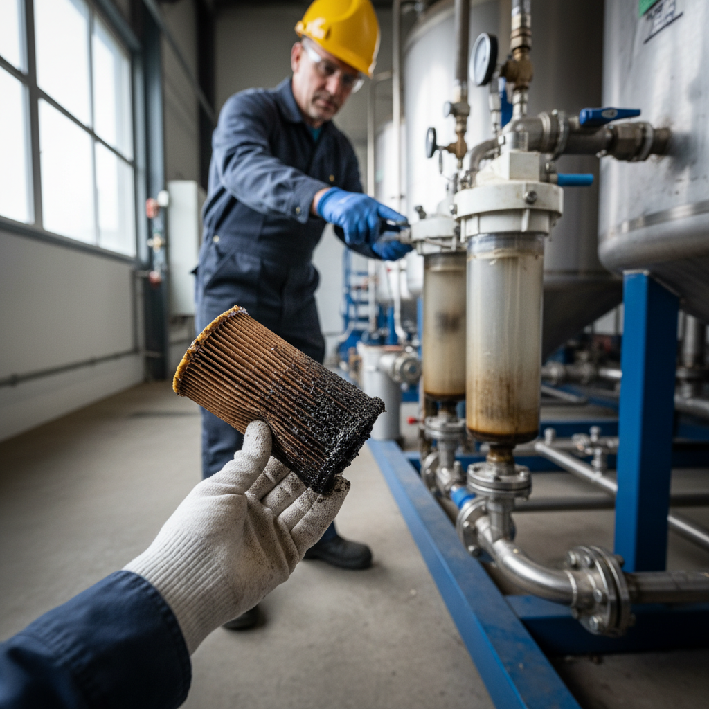 Gum, sludge & filter blocking in biodiesel illustration