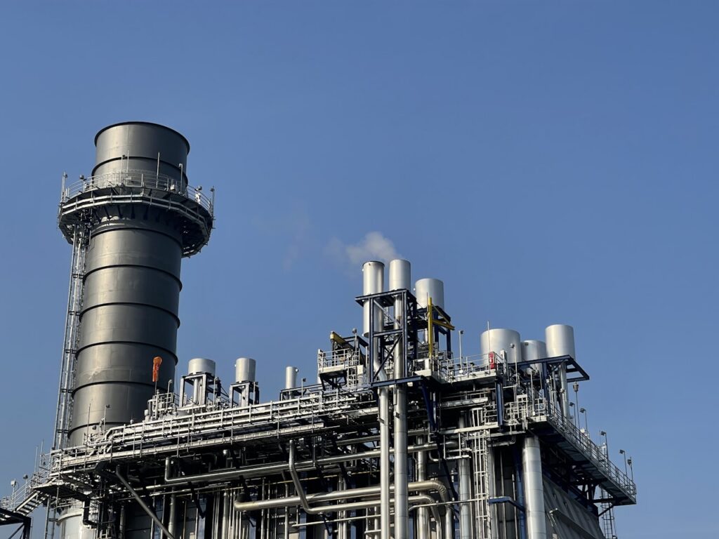 Oil and gas processing plant where scale prevention programmes protect production equipment